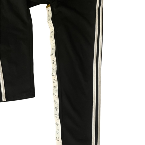 Adidas Unisex Black White Three Strip Active Pants Size Youth Medium 10-12 - Picture 7 of 7